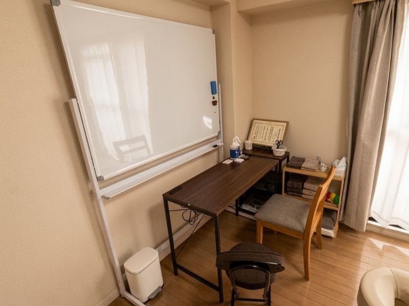 整体院ひざこぞう 問診・相談を行うカウンセリングスペース