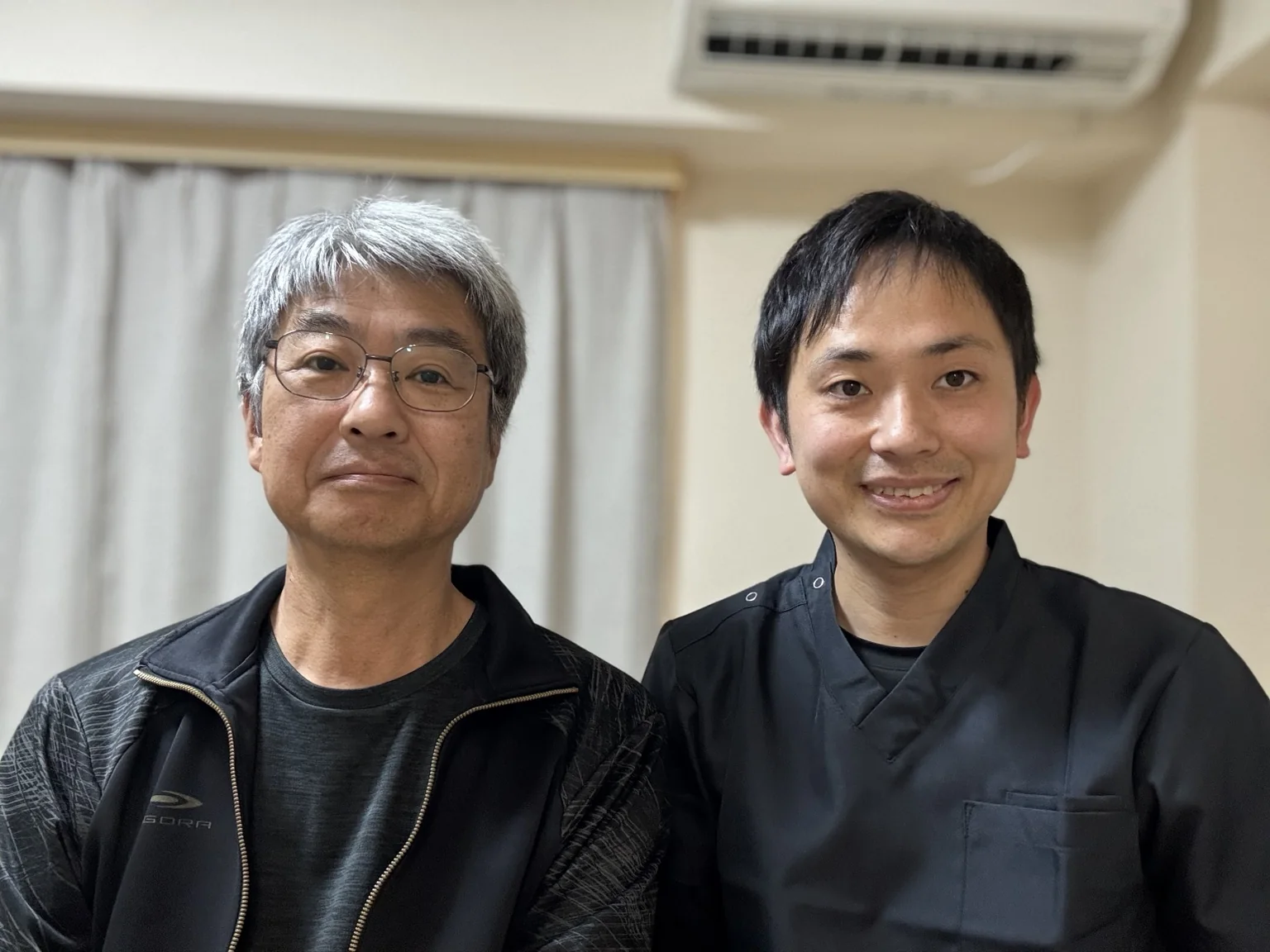 梶谷様と院長の写真