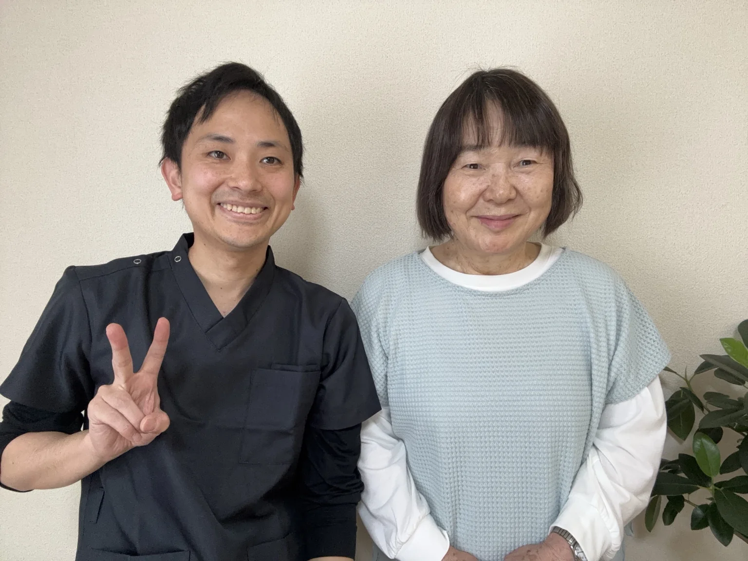 K.K様と院長の写真
